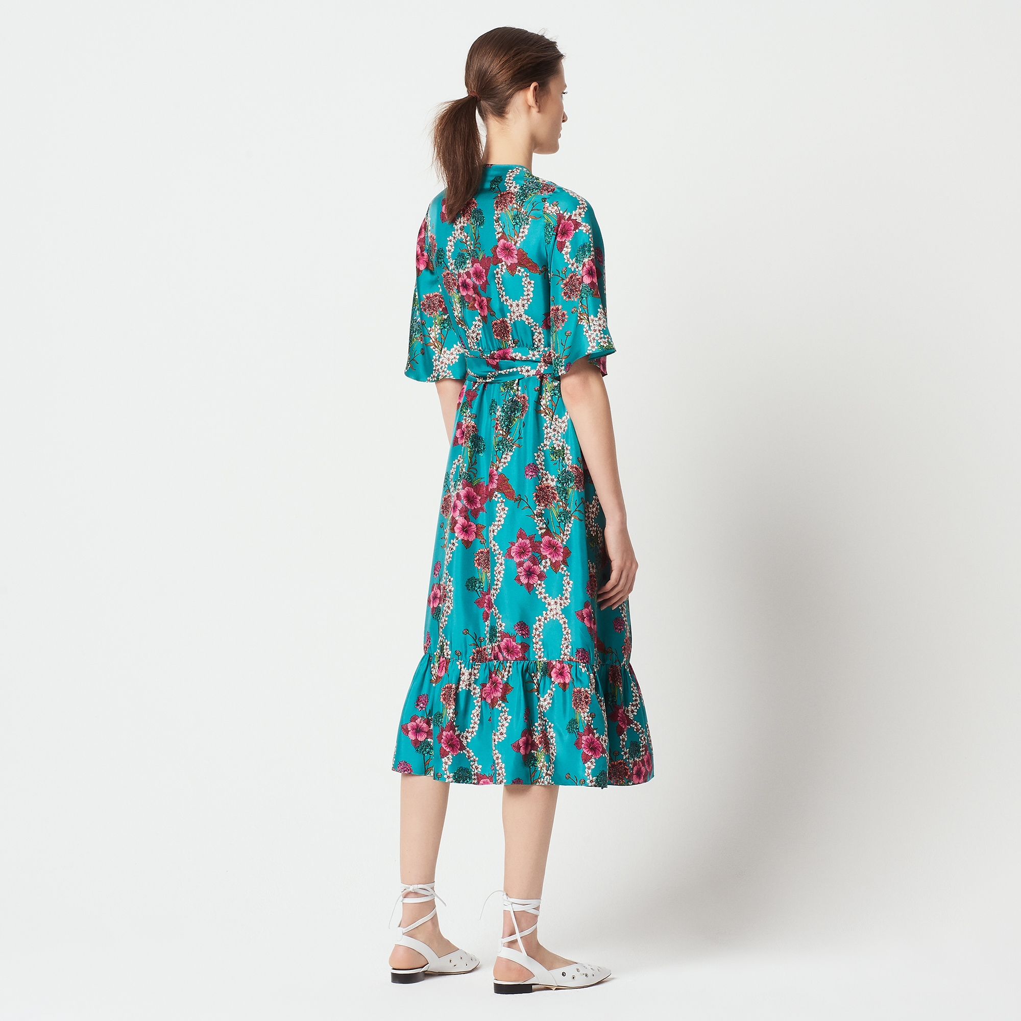 robe sandro fleurie